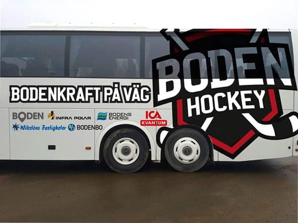 Boden Hockey bjuder supportrarna på bussresa!