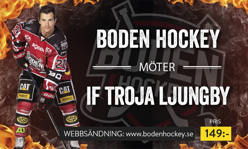 Webbsändning: Boden Hockey vs. IF Troja-Ljungby