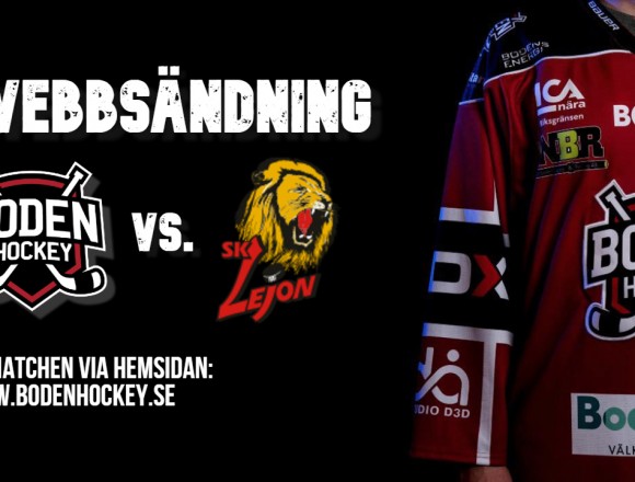 Webbsändning: Boden Hockey vs. SK Lejon