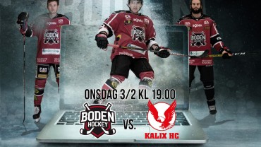 Webbsändning: Boden Hockey vs. Kalix HC