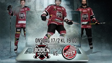 Webbsändning: Boden Hockey vs. Piteå HC