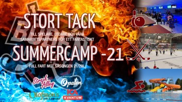 STORT TACK för Summercamp 2021