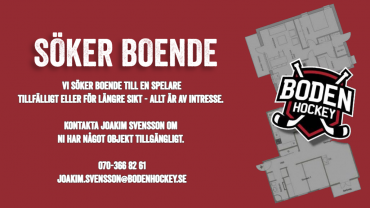 Söker boende – allt av intresse!