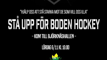 Inför hemmamatchen: Boden Hockey vs. Östersunds IK