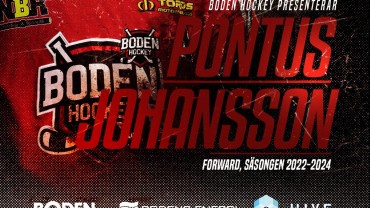 Pontus Johansson förlänger: “En självklarhet att fortsätta resan med Boden”