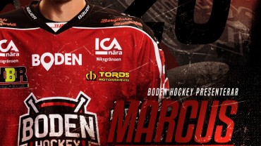 Marcus Sandström förlänger: “såklart är Boden Hockey närmast hjärtat”
