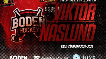 Viktor Näslund till Boden Hockey: “det känns inspirerande att komma till Boden”