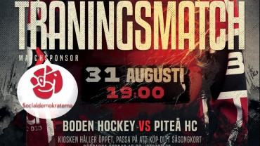 Derbydags: Boden Hockey vs. Piteå HC